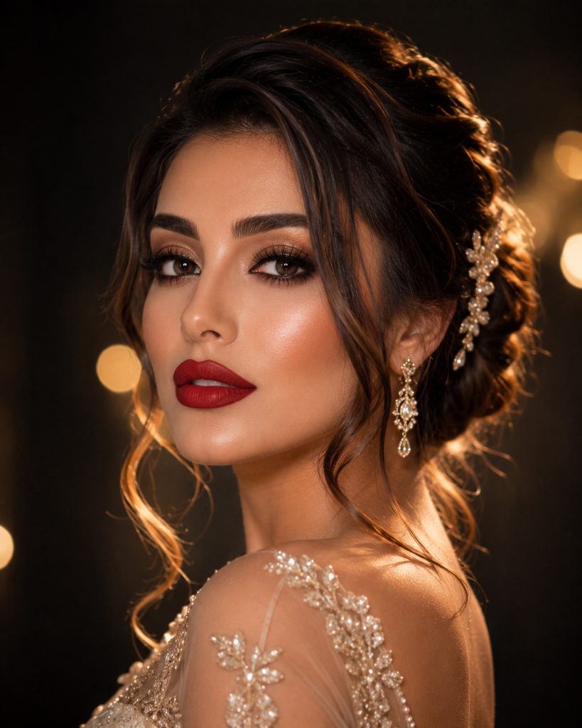 میکاپ تخصصی عقد و عروسی در سالن زیبایی ژاله عادلی
