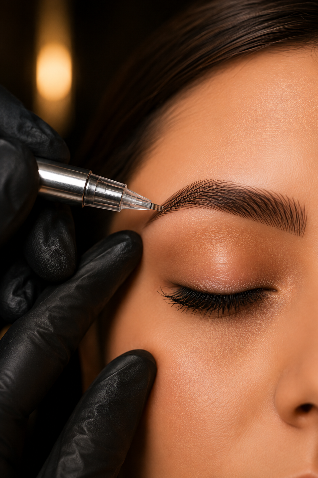 اجرای تکنیک نانو بروز ابرو در سالن زیبایی ژاله عادلی